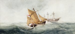 Annäherung an das Wrack, 1837 von Clarkson Frederick Stanfield