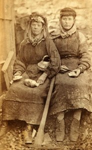 Arbeiter der Tredegar Eisenwerke, Wales