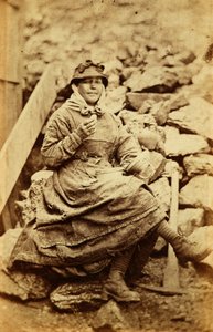 Arbeiter der Tredegar Eisenwerke, Wales von William Clayton
