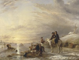 Frostszene von William Collins
