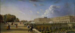 Der Palast und die Terrasse von Versailles, ca. 1825-35 von William Cowen