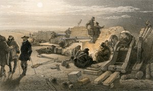 Eine ruhige Nacht in den Batterien, Greenhill Battery (Major Chapman