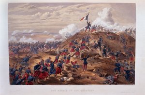 Angriff auf den Malakoff, graviert von Edmond Morin (1824-82) aus 