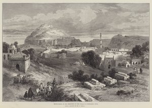 Dowlutabad, im Territorium des Nizam von Hyderabad, Indien von William Crimea Simpson