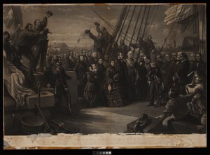 England und Amerika. Der Besuch Ihrer Majestät Königin Victoria auf dem arktischen Schiff Resolute am 16. Dezember 1856