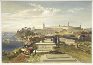 Krankenhaus und Friedhof, Scutari, Platte aus 