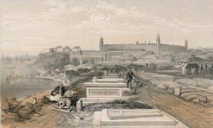 Krankenhaus und Friedhof in Scutari