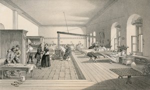 Eine der Stationen des Krankenhauses in Scutari von William Crimea Simpson