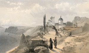 Das Kloster St. Georg und Kap Fiolente, Blick nach Westen von William Crimea Simpson