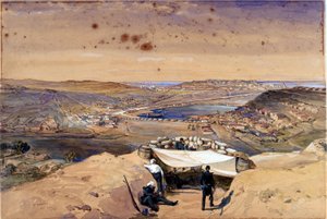 Stadtbatterien oder innere Befestigungen von Sewastopol, 23. Juni 1855 von William Crimea Simpson