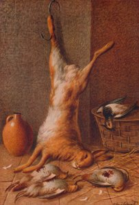 Stillleben mit Hase, um 1895 von William Cruikshank