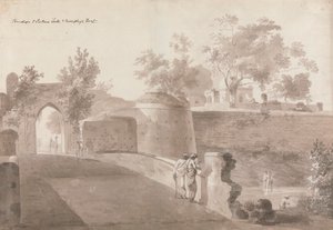 Brücke und Patna-Tor und Monghyr-Festung
