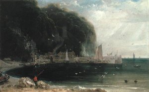 Clovelly im Bristolkanal, ca. 1813 von William Daniell
