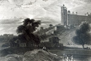 Fatehpur Sikri in der Nähe von Agra, gestochen von R. Brandard (Stich)
