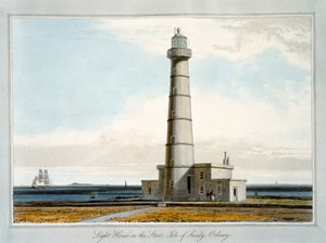 Leuchtturm auf der Start, Isle of Sandy, Orkney, 1821