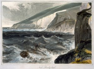 In der Nähe von Beachy Head, Sussex, 1823 von William Daniell