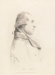 Porträtstudie von Thomas Hearne
