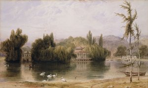 Szene am Virginia Water, 1827 von William Daniell