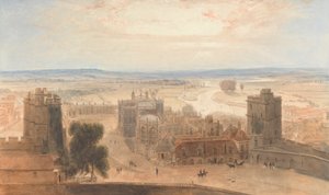 Blick vom Rundturm, Windsor Castle von William Daniell
