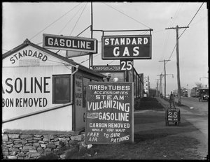 Standard-Tankstelle, 4589 Broadway, New York City, 2. Mai 1917