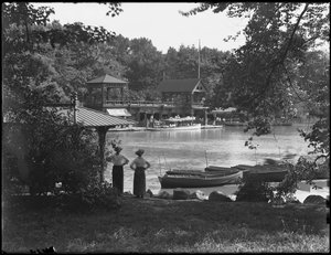 Das Bootshaus, Central Park, New York City, 19. Juli 1914 von William Davis Hassler