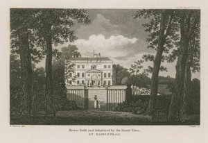 Haus gebaut und bewohnt von Sir Henry Vane in Hampstead von William Davison