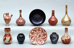 Auswahl an Lüsterware