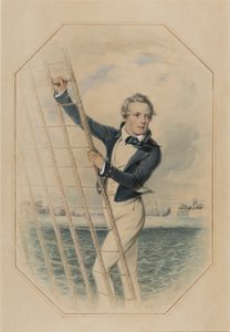 Arthur William Acland Hood im Alter von 16 Jahren, Mai 1840 von William Derby