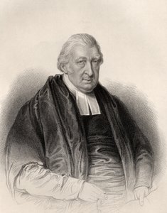 Reverend Rowland Hill, graviert von S. Freeman, aus 