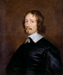 Porträt von John Hampden, englischer Politiker und Abgeordneter, Mitte des 17. Jahrhunderts von William Dobson