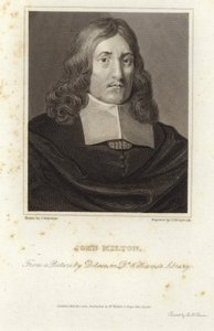 Porträt von John Milton von William Dobson