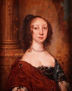 Porträt einer Dame, halbe Länge von William Dobson