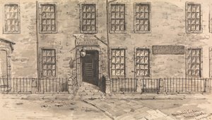 Ansicht des Buchbinders und Schreibwarenhändlers bei H&J Pillans Druckern von William Douglas