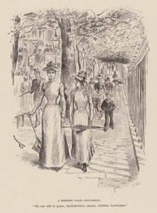 Ein Morgenspaziergang, Piccadilly von William Douglas Almond