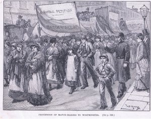 Prozession der Streichholzhersteller nach Westminster von William Douglas Almond