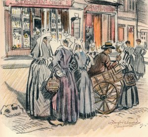 Straßentratsch, Quimperlé, 1915