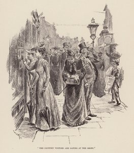 „Die Landbesucher staunen über die Geschäfte“ von William Douglas Almond