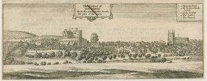 Tamworth - Panorama: Gravur, undatiert [17. Jahrhundert]