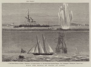 HRH der Prinz von Wales in Cowes