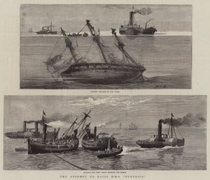 Der Versuch, die HMS Eurydice zu heben