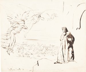 Szene aus dem Inferno (Gesang IX)