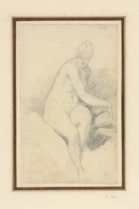 Sitzender Akt von William Etty