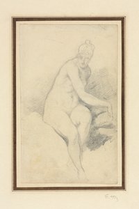 Sitzender Akt von William Etty