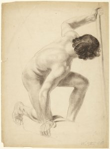 Studie einer männlichen Figur von William Etty