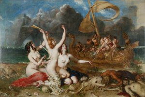 Die Sirenen und Odysseus, ca. 1837