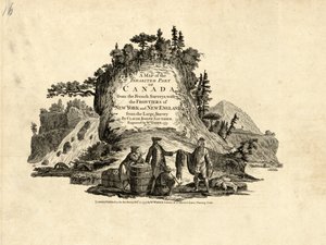 Indianer im Pelzhandel in Kanada von William Faden