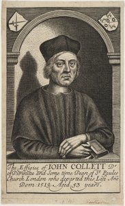 John Colet, Doktor der Theologie von William Faithorne