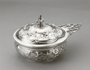Schüssel mit Deckel, ca. 1856