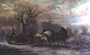 Eine Winterfahrt von William Foster