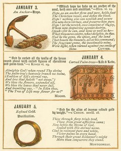 Seite aus dem Bibel-Emblem-Jubiläumsbuch von William Foster